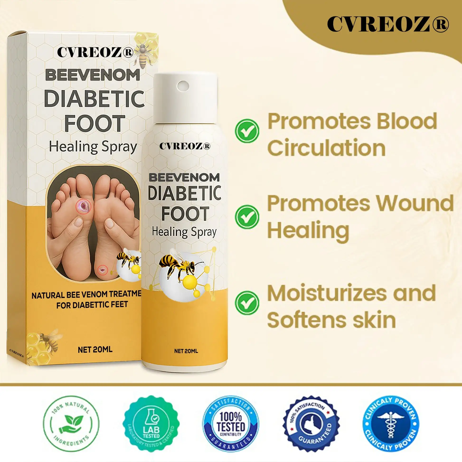 Bee Venom Diabetic Foot Healing Spray - Image 4