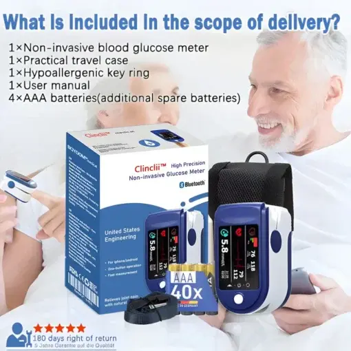 High Precision Non-Invasive Blood Glucose Meter - Image 7