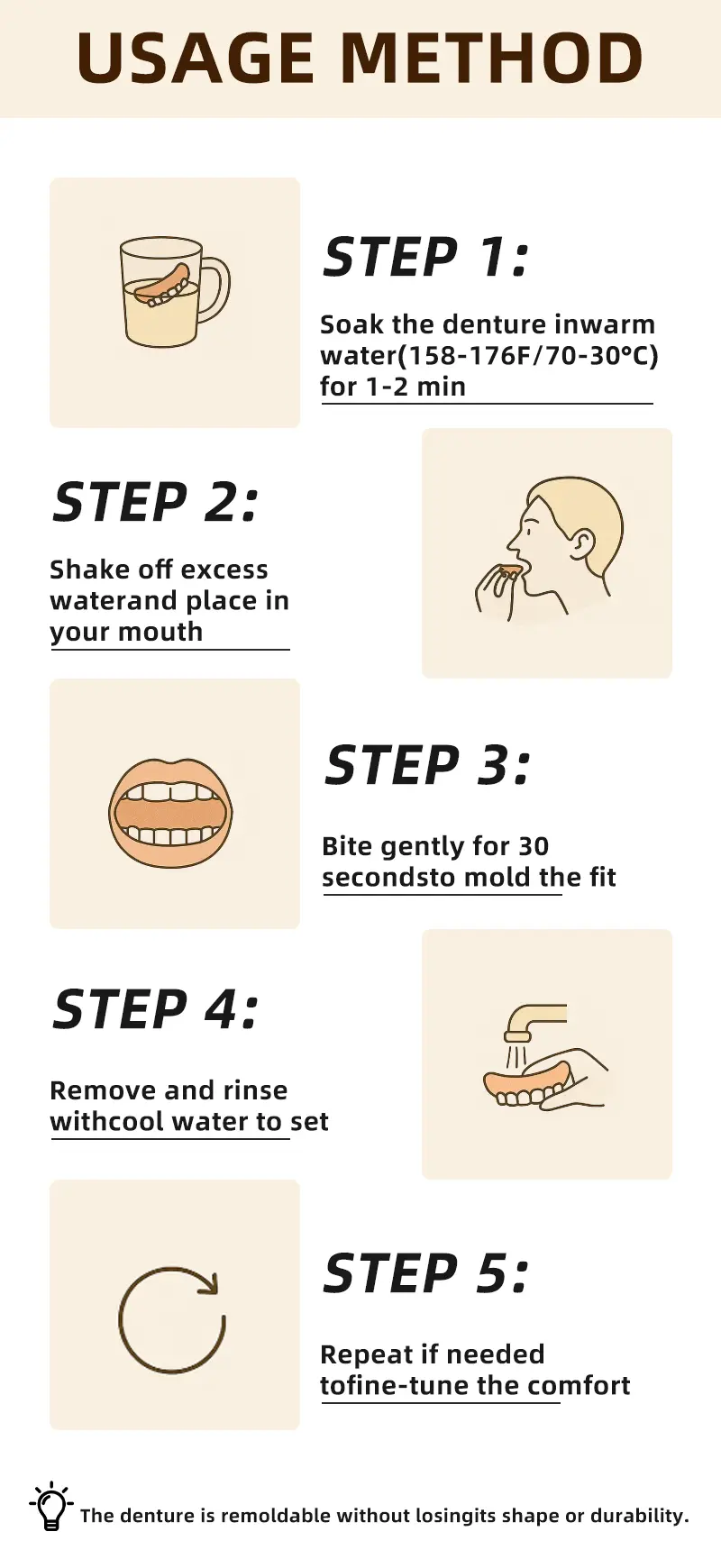 🦷Advanced Customized Full Denture Set🦷 - Image 11