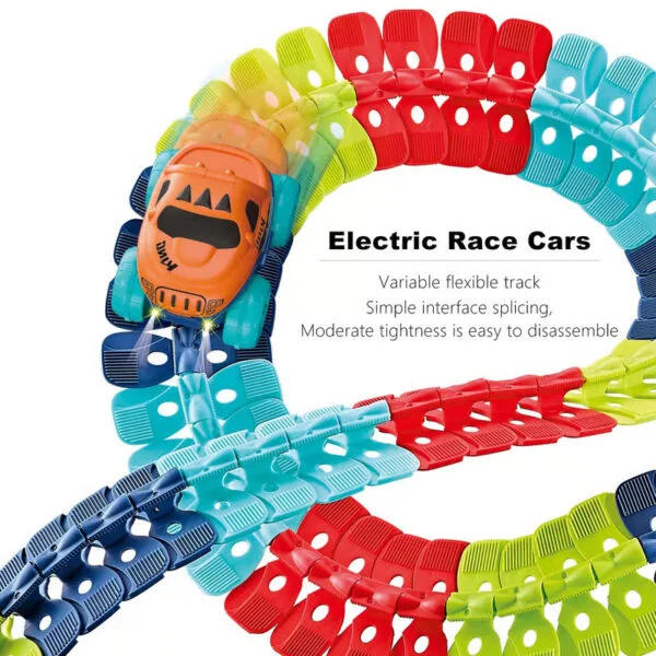 Flexible Race Car Track Toy for Kids