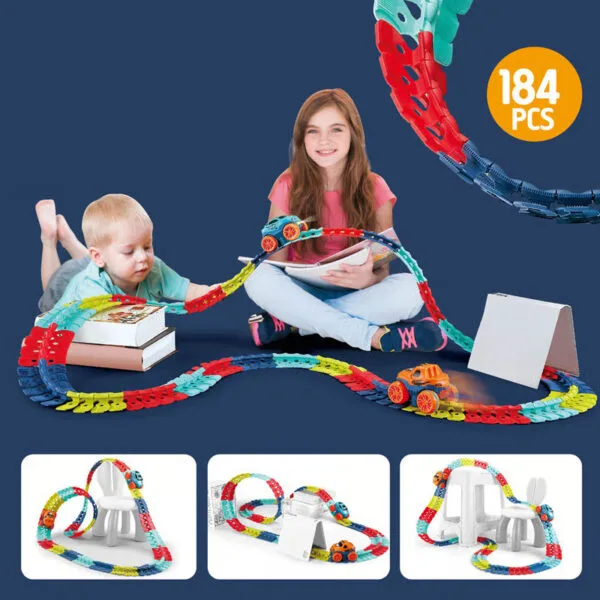 Flexible Race Car Track Toy for Kids