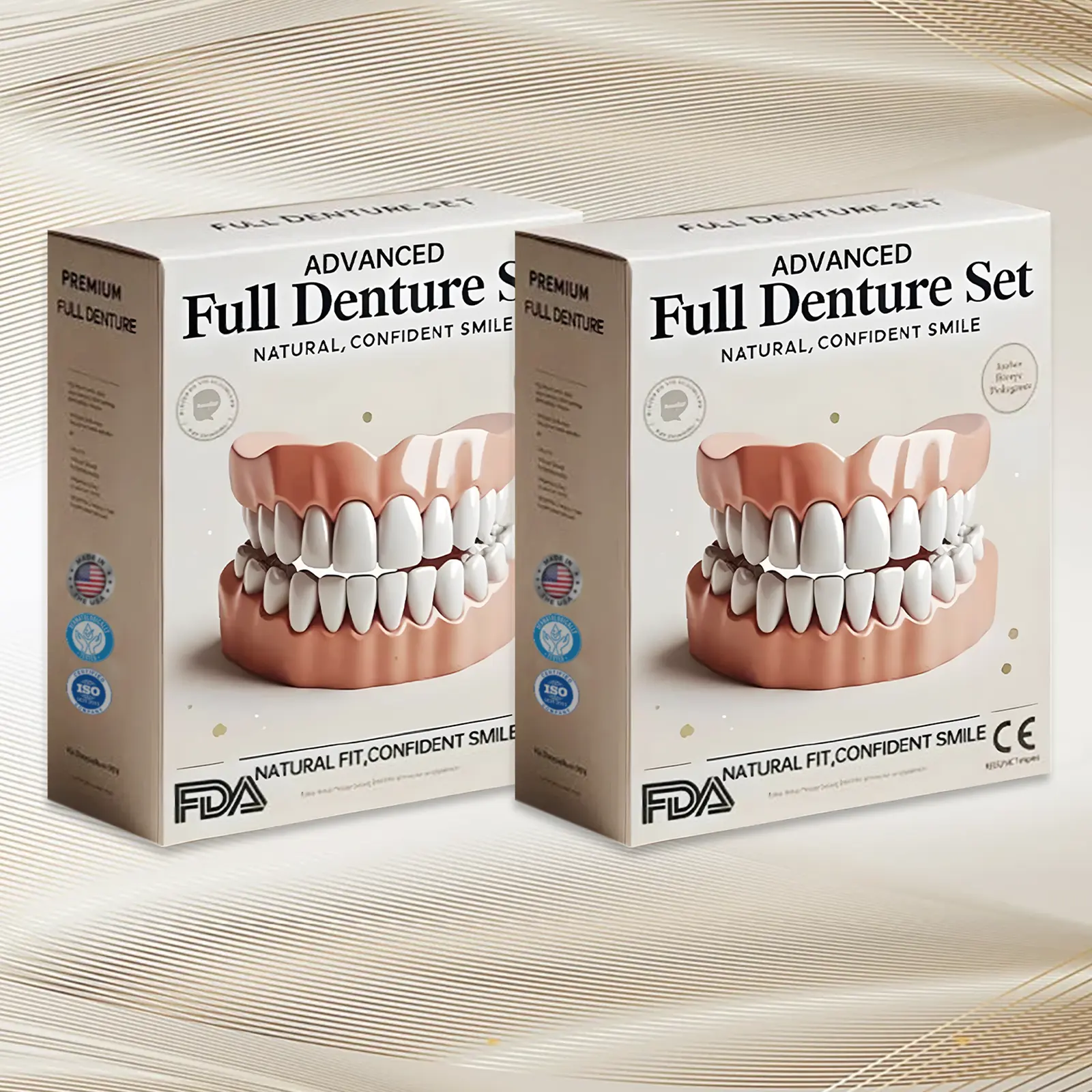 🦷Advanced Customized Full Denture Set🦷 -👨⚕️Mayo Clinic Certification🔥(Limited Time Discount Last 30 Minutes)🎁🎁 - Image 2