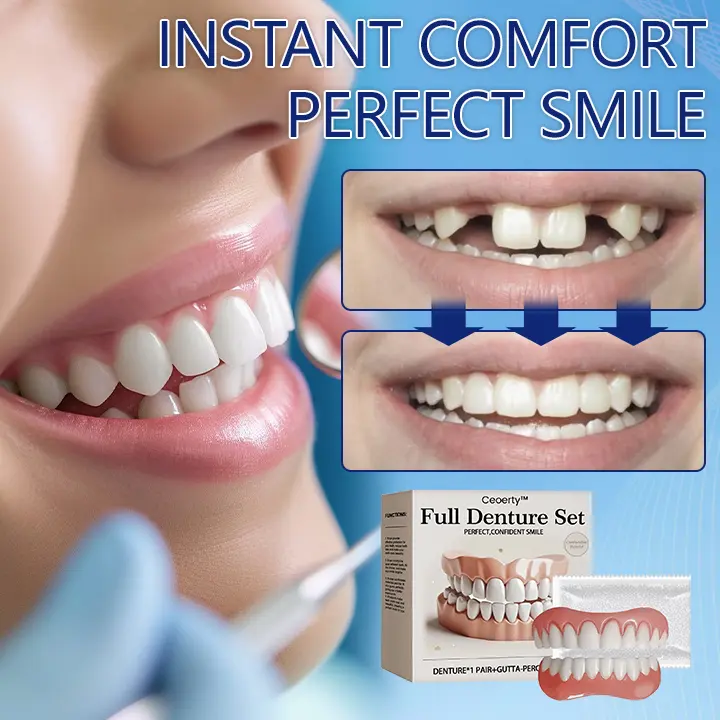 🦷Advanced Customized Full Denture Set🦷 -👨⚕️Mayo Clinic Certification🔥(Limited Time Discount Last 30 Minutes)🎁🎁 - Image 17