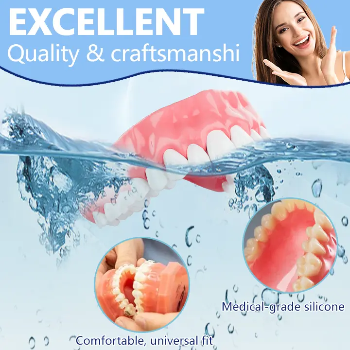 🦷Advanced Customized Full Denture Set🦷 -👨⚕️Mayo Clinic Certification🔥(Limited Time Discount Last 30 Minutes)🎁🎁 - Image 16