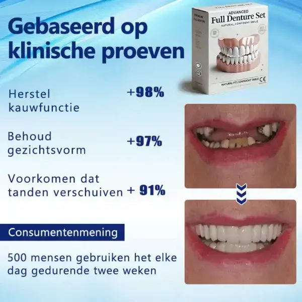 Geavanceerde op maat gemaakte volledige protheseset🌸 - Image 8