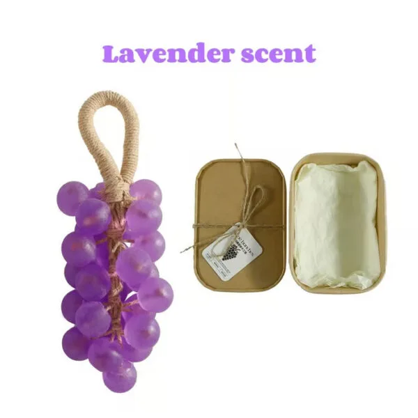 Handmade Grape-Shaped Soap