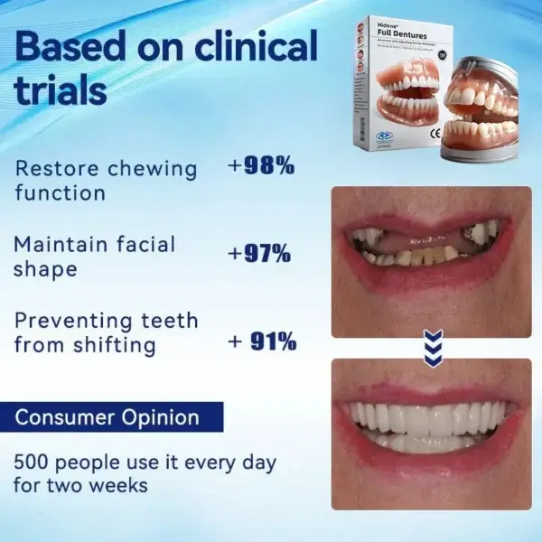 Full Denture Setš¦·š¦·šAdvanced Self-Adjusting Dental Materials (ā°Limited time discount last 30 minutesā°) - Image 3