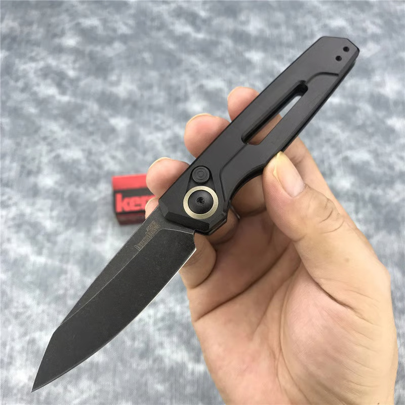 Auto EDC Knife with Button Lock - Image 2