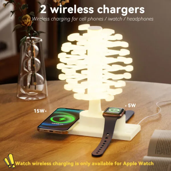 Spiral Wireless Charging Lamp