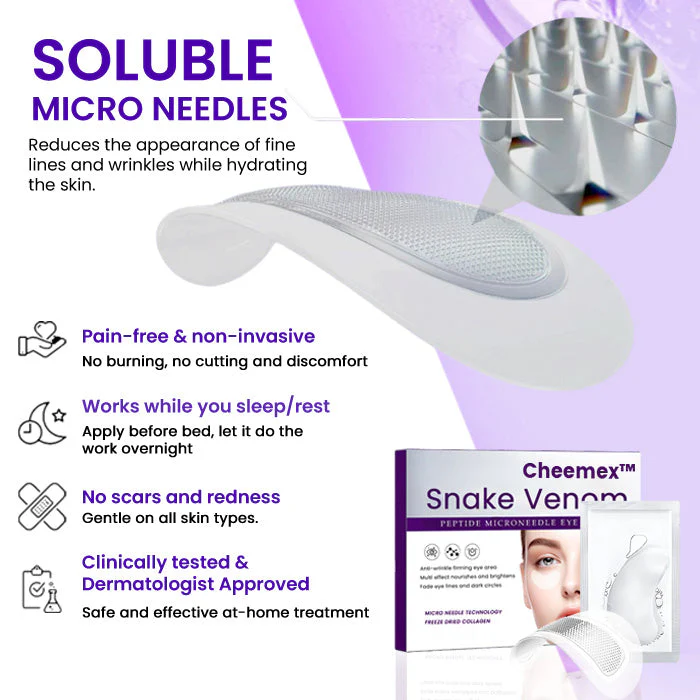 Snake Venom Peptide Microneedle Eye Patch✨ - Image 8