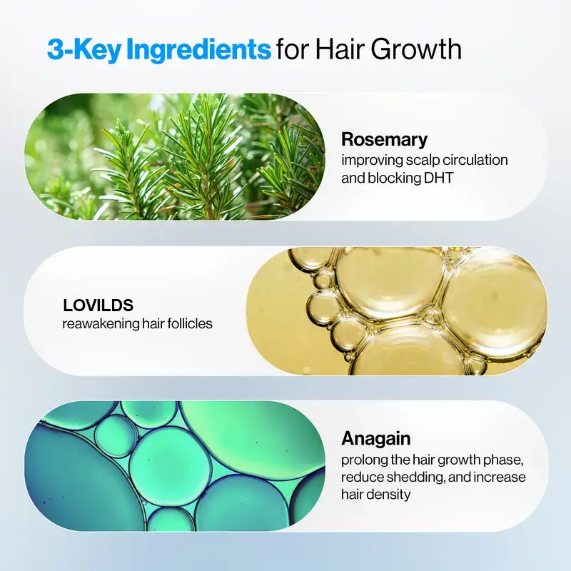 3% Rosemary Hair Growth Serum Roll On - Image 5