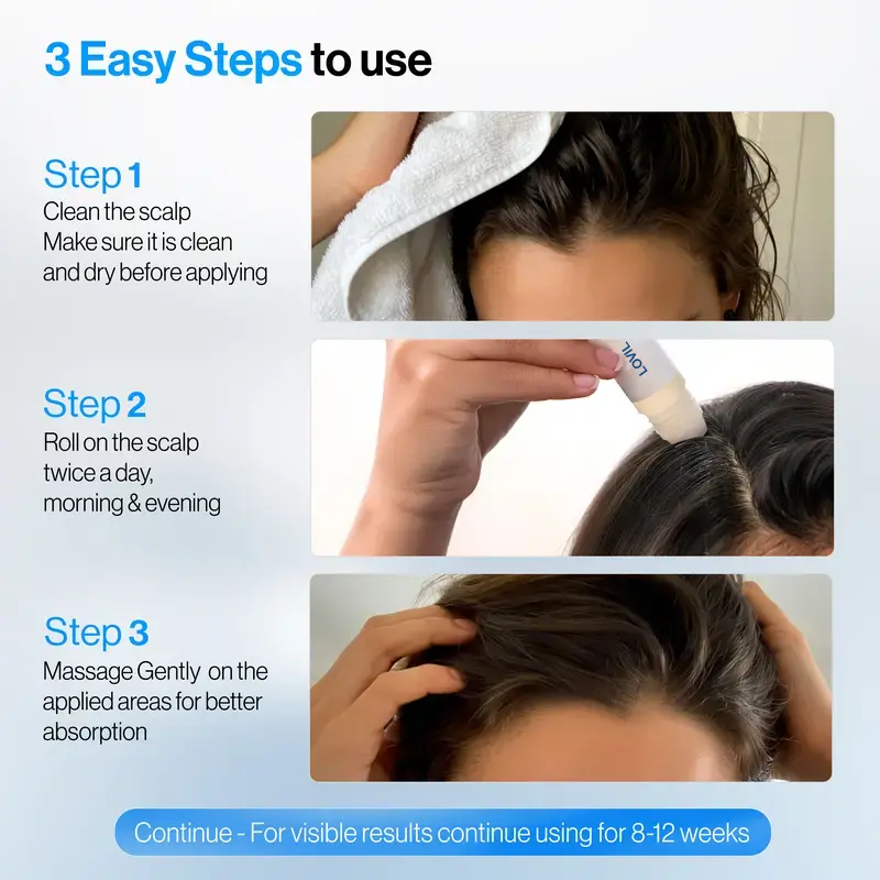 3% Rosemary Hair Growth Serum Roll On - Image 7