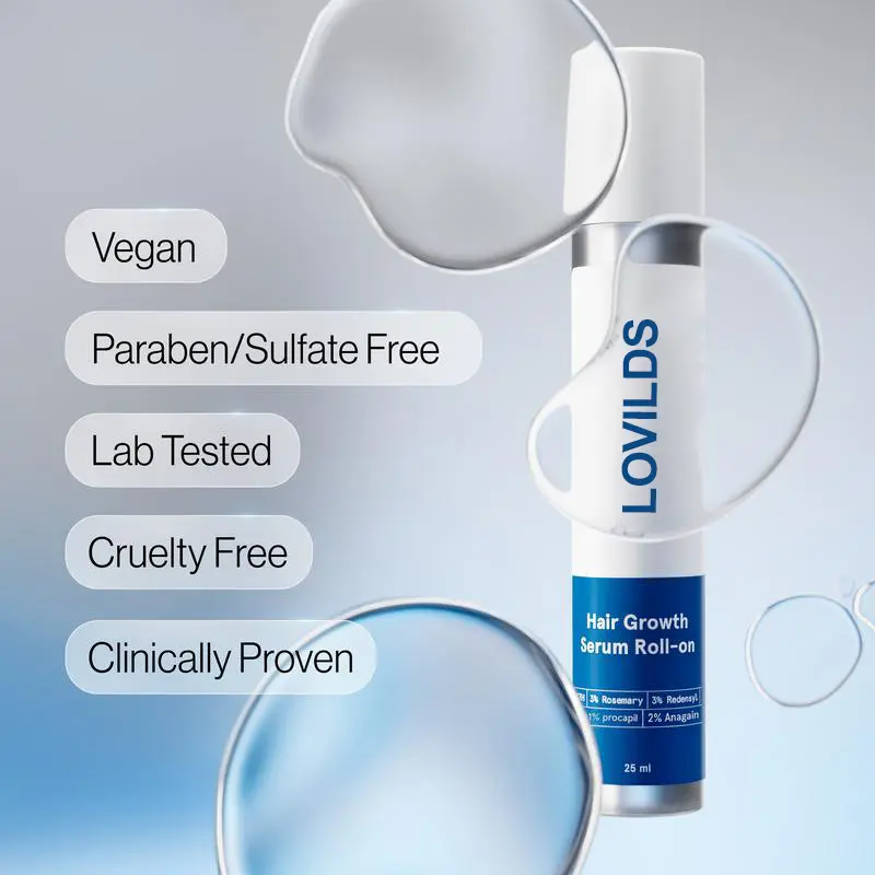 3% Rosemary Hair Growth Serum Roll On - Image 2