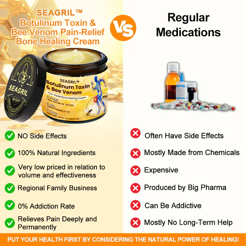 Botulinum Toxin & Bee Venom Pain-Relief Bone Healing Cream - Image 17