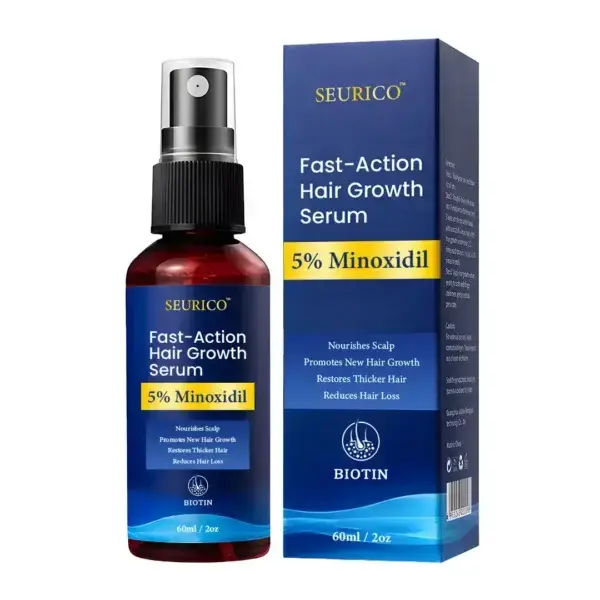 Maximum Strength 5% Minoxidil Fast-Action Hair Growth Serum