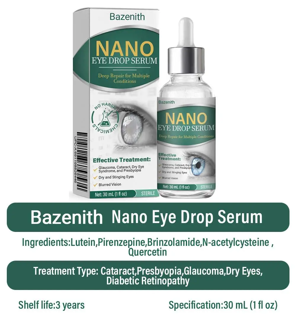 Nano Eye Drops Serum ✅FDA Approved(Suitable for presbyopia, dry eye syndrome, glaucoma, and cataracts) 🌷 - Image 7