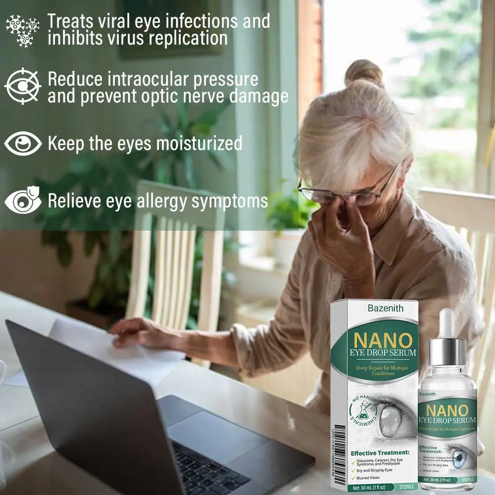 Nano Eye Drops Serum ✅FDA Approved(Suitable for presbyopia, dry eye syndrome, glaucoma, and cataracts) 🌷 - Image 9