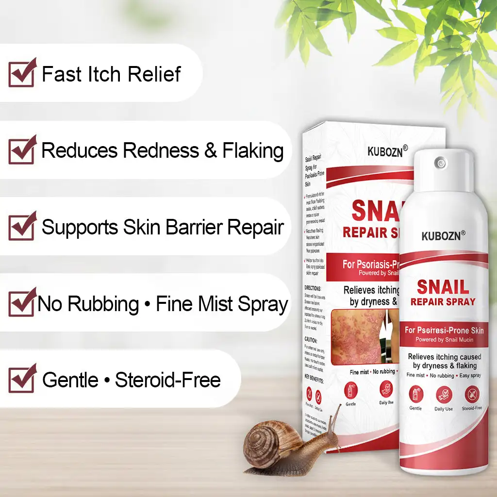 Snail Repair Spray for Itchy, Flaky Psoriasis Skin - Image 7