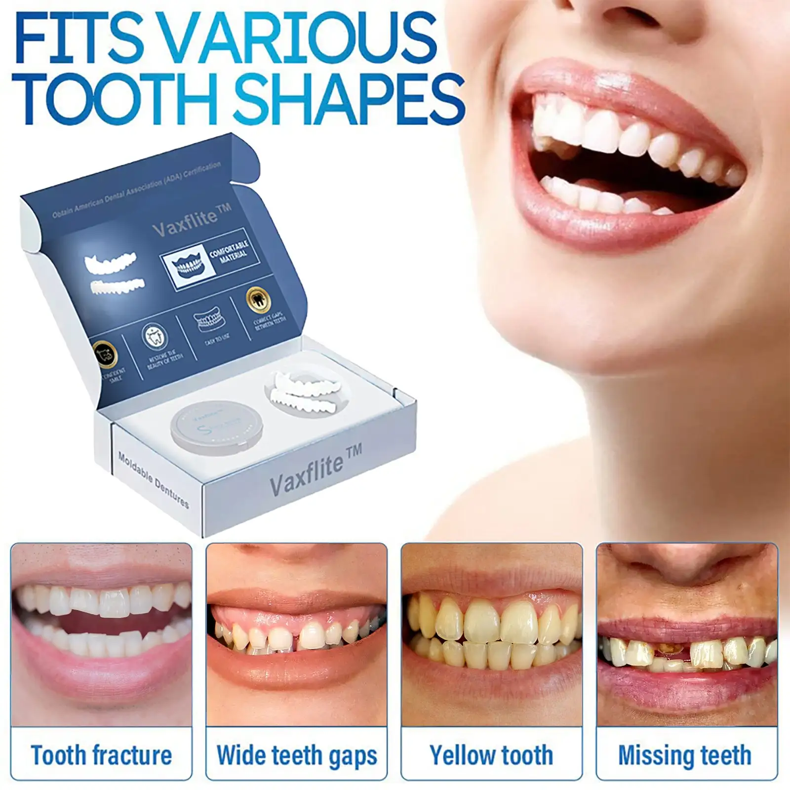 Official Store | Moldable Dentures💯Obtain American Dental Association (ADA) Certification ✅ - Image 2