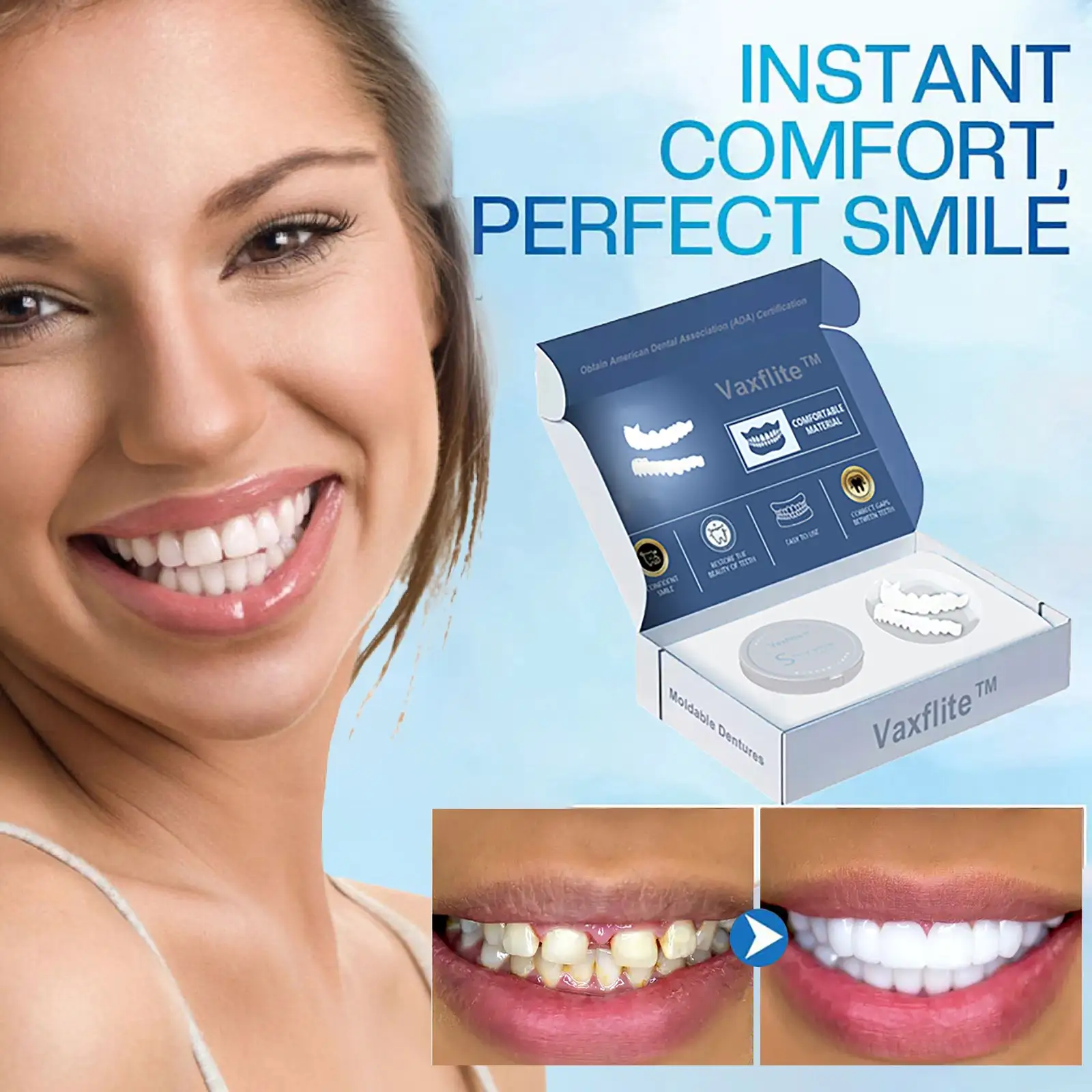 Official Store | Moldable Dentures💯Obtain American Dental Association (ADA) Certification ✅ - Image 4