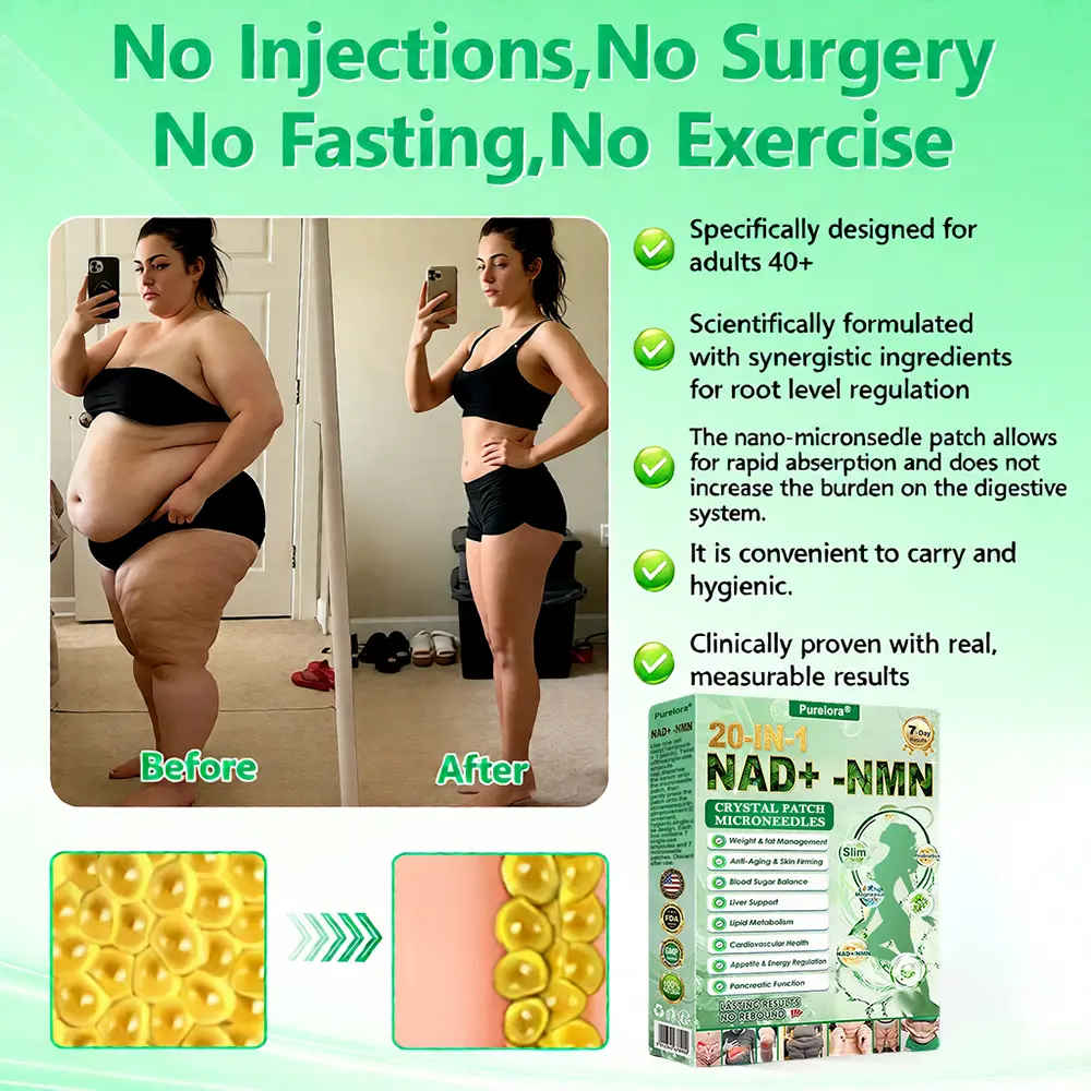 1064 Crystal Microneedle Nano System with NAD⁺ Activation & 20-in-1 Slim & Healthy Pacth Solution - Image 2