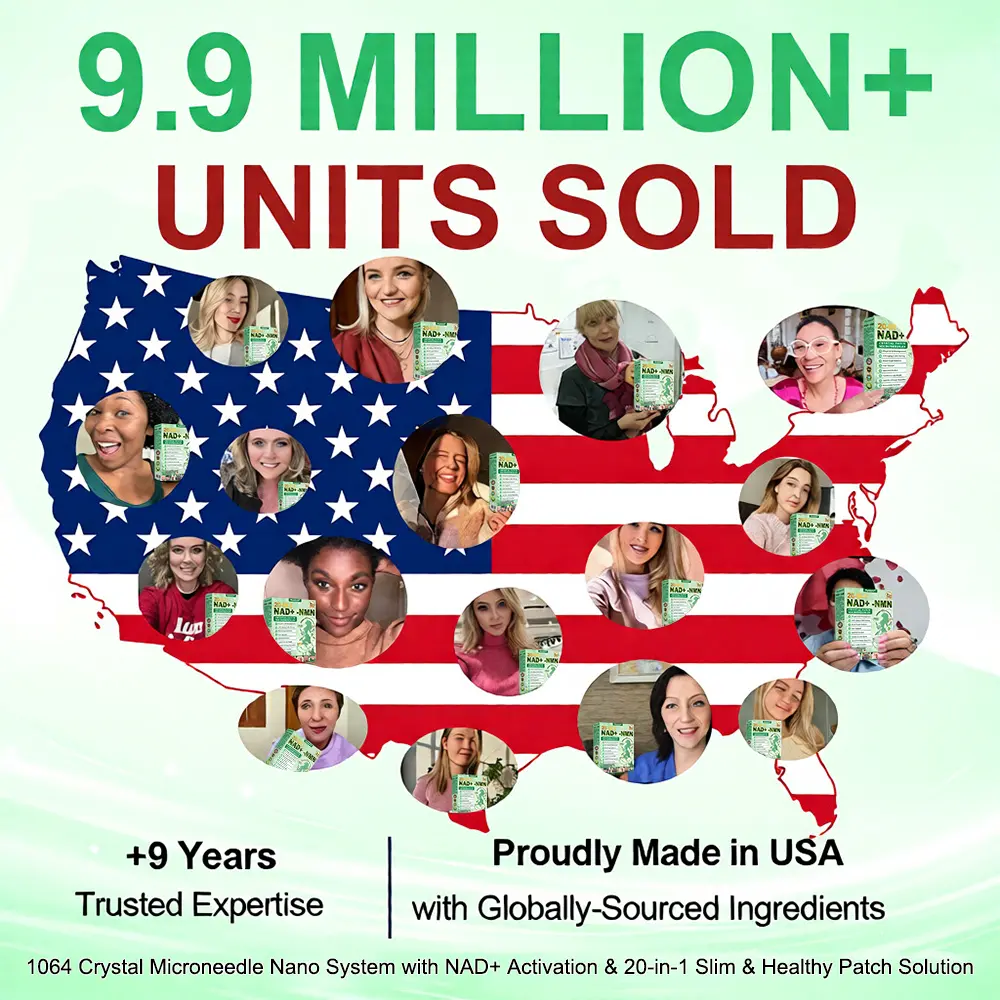 1064 Crystal Microneedle Nano System with NAD⁺ Activation & 20-in-1 Slim & Healthy Pacth Solution - Image 8