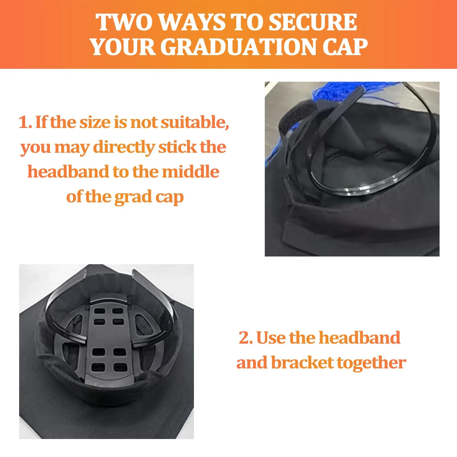 2024 Graduation Cap Headband - Image 3