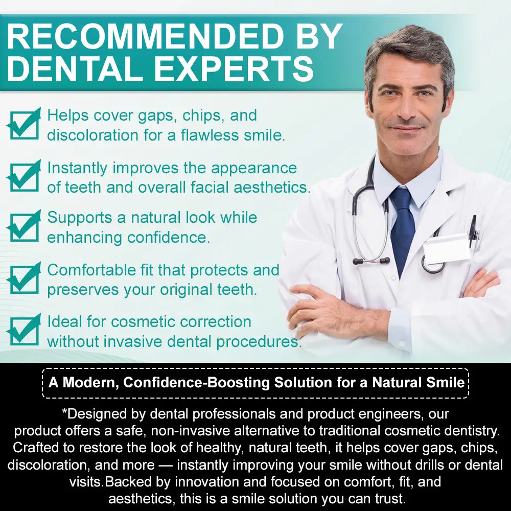 ๐๐ป๐๐๐ฎ๐ป๐ ๐ฆ๐๐ถ๐ฐ๐ธ-๐ผ๐ป ๐๐ฒ๐ป๐๐ฎ๐น ๐ฉ๐ฒ๐ป๐ฒ๐ฒ๐ฟ๐ (โ
Clinically proven, easy-to-use dental veneers trusted by over 8,000 US users for a comfortable, natural smile.) - Image 6