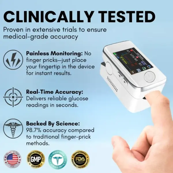 Precision Glucose Monitoring Device (70% OFF ENDS IN 10 MINUTES) - Image 3