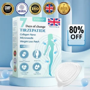 【Last Day Promotion 60% 𝐓𝐢𝐫𝐳𝐞𝐩𝐚𝐭𝐢𝐝𝐞 & 𝐂𝐨𝐥𝐥𝐚𝐠𝐞𝐧 𝐍𝐚𝐧𝐨 𝐌𝐢𝐜𝐫𝐨𝐧𝐞𝐞𝐝𝐥𝐞 𝐖𝐞𝐢𝐠𝐡𝐭 𝐋𝐨𝐬𝐬 𝐏𝐚𝐭𝐜𝐡丨Targets Obesity, Loose Skin, High Blood Pressure, Diabetes, Fatty Liver, Joint Pain, Brain Fog, Low Energy, Body Aches, and More