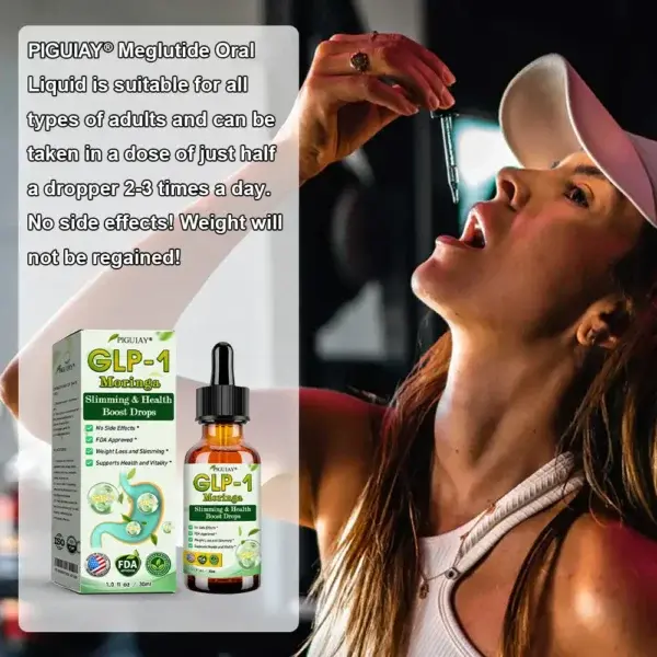 Moringa Slimming & Health Boost Drops( 👨⚕️Food-grade fat burner – Developed by The Obesity Society) - Image 2