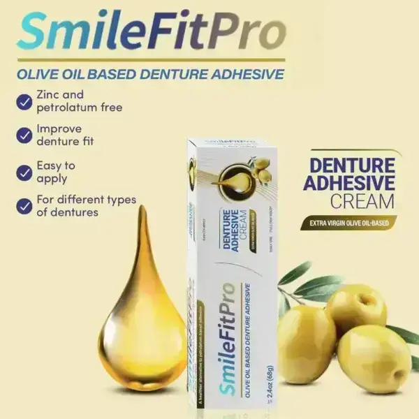 Olive Oil Denture Adhesive Cream - Image 6