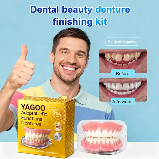 Custom Custom-Fit Full Functional Dentures