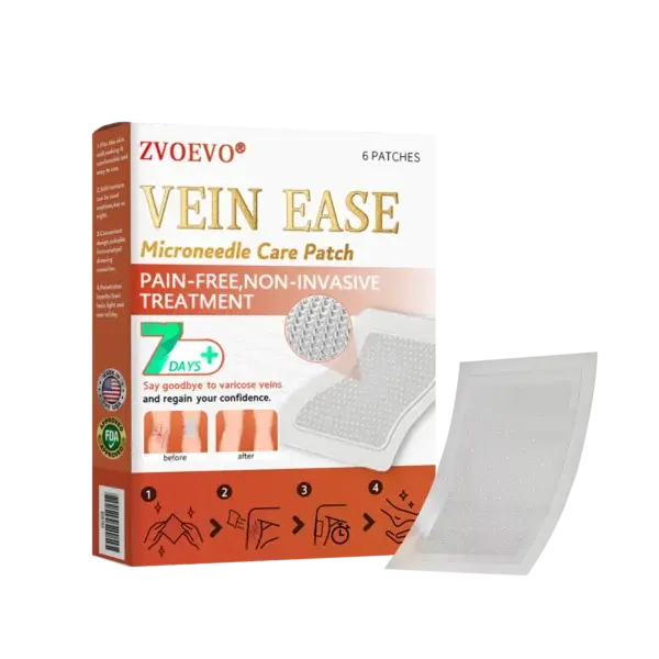 Vein Ease Microneedle Care Patch(For Spider Veins, Varicose Veins, Swelling & Leg Fatigue) - Image 4