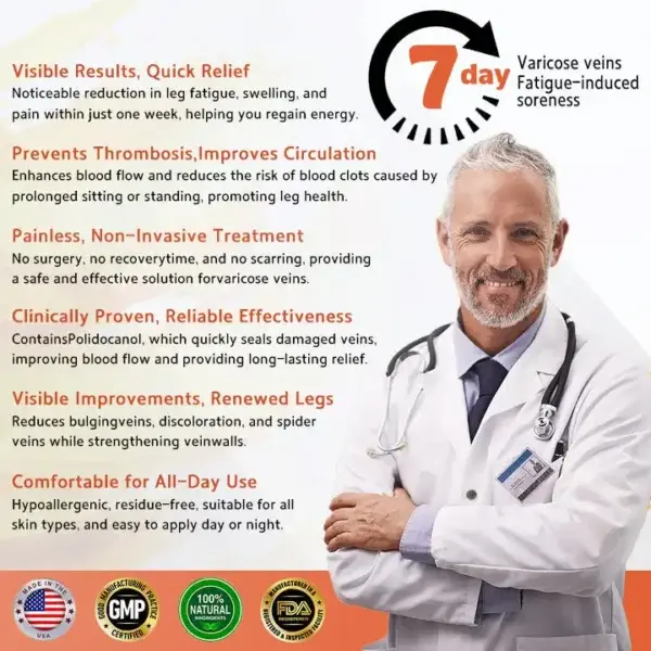 Vein Ease Microneedle Care Patch(For Spider Veins, Varicose Veins, Swelling & Leg Fatigue) - Image 5