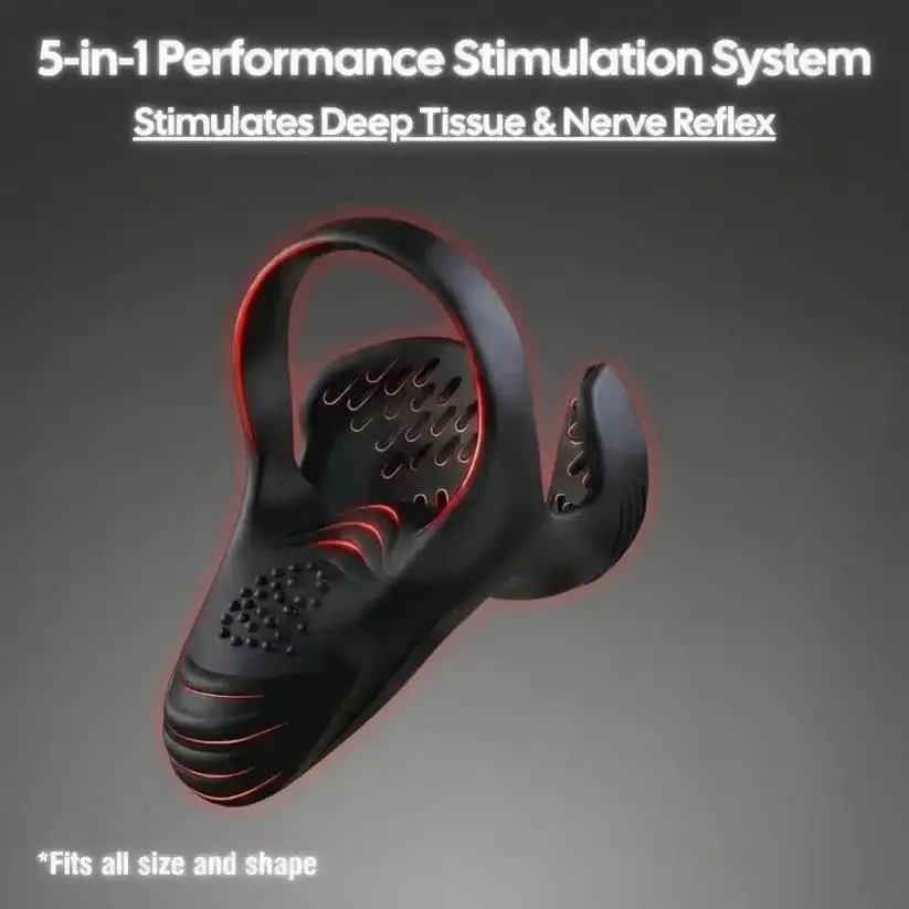 Vibrating electric male masturbation lock ring charging