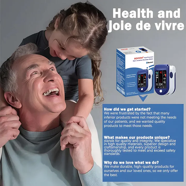 High Precision Non-Invasive Blood Glucose Meter👨⚕️ is clinically certified to be & 99.9% accurate - Image 12