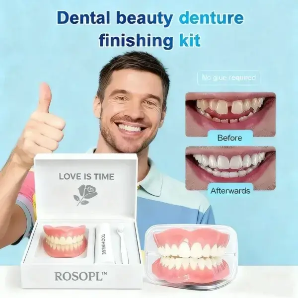 🔥Ends Today 70% OFF! 🦷Custom-Fit Full Functional DenturesMake you more confident - Image 3