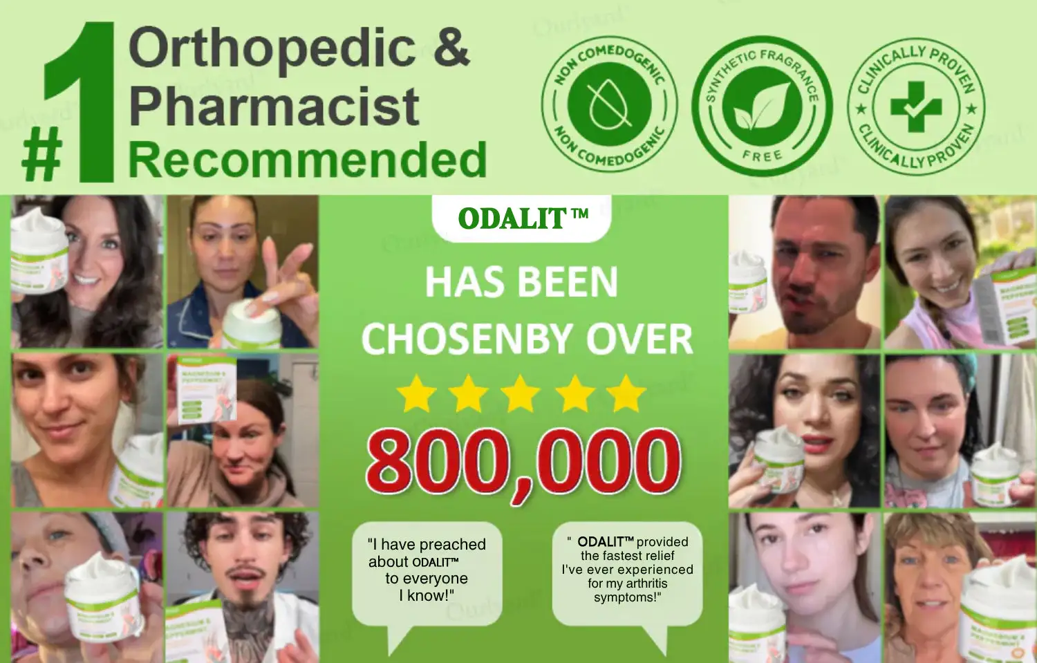 Magnesium & Peppermint Arthritis Pain Relief and Bone Healing Cream - Image 2