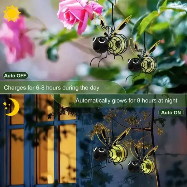 Outdoor Hanging Solar Bee Light - Image 15