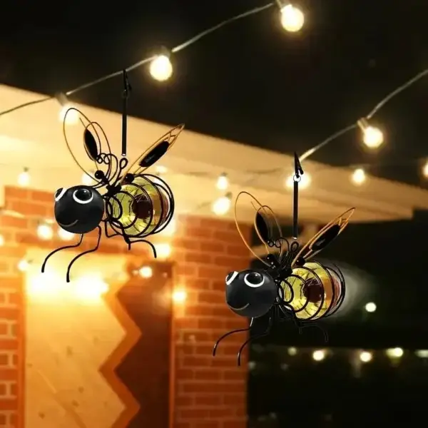 Outdoor Hanging Solar Bee Light - Image 5